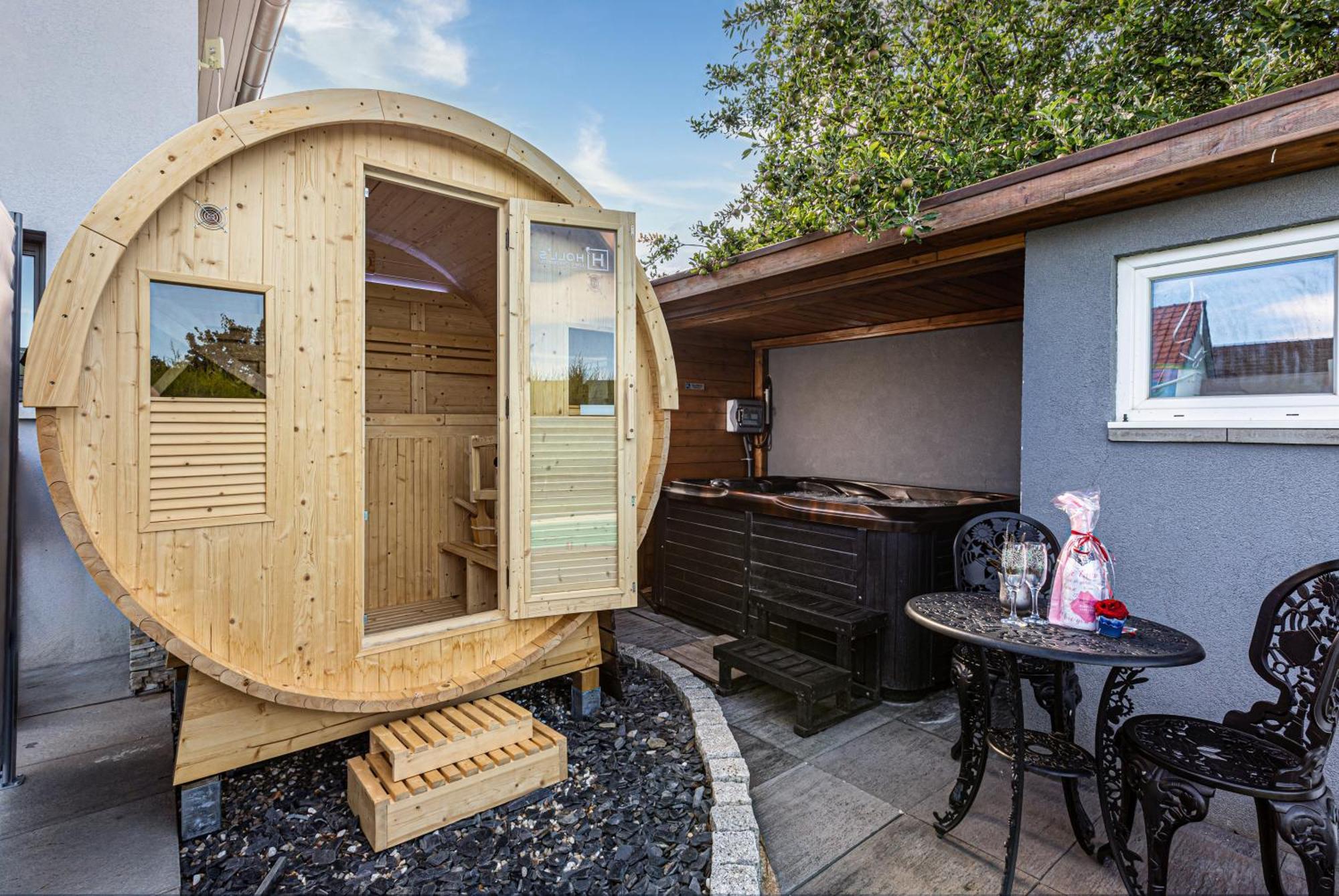 Gites Spa Strasbourg - Studio Romantique, Jacuzzi, Sauna, Terrasse Privee Furdenheim Buitenkant foto