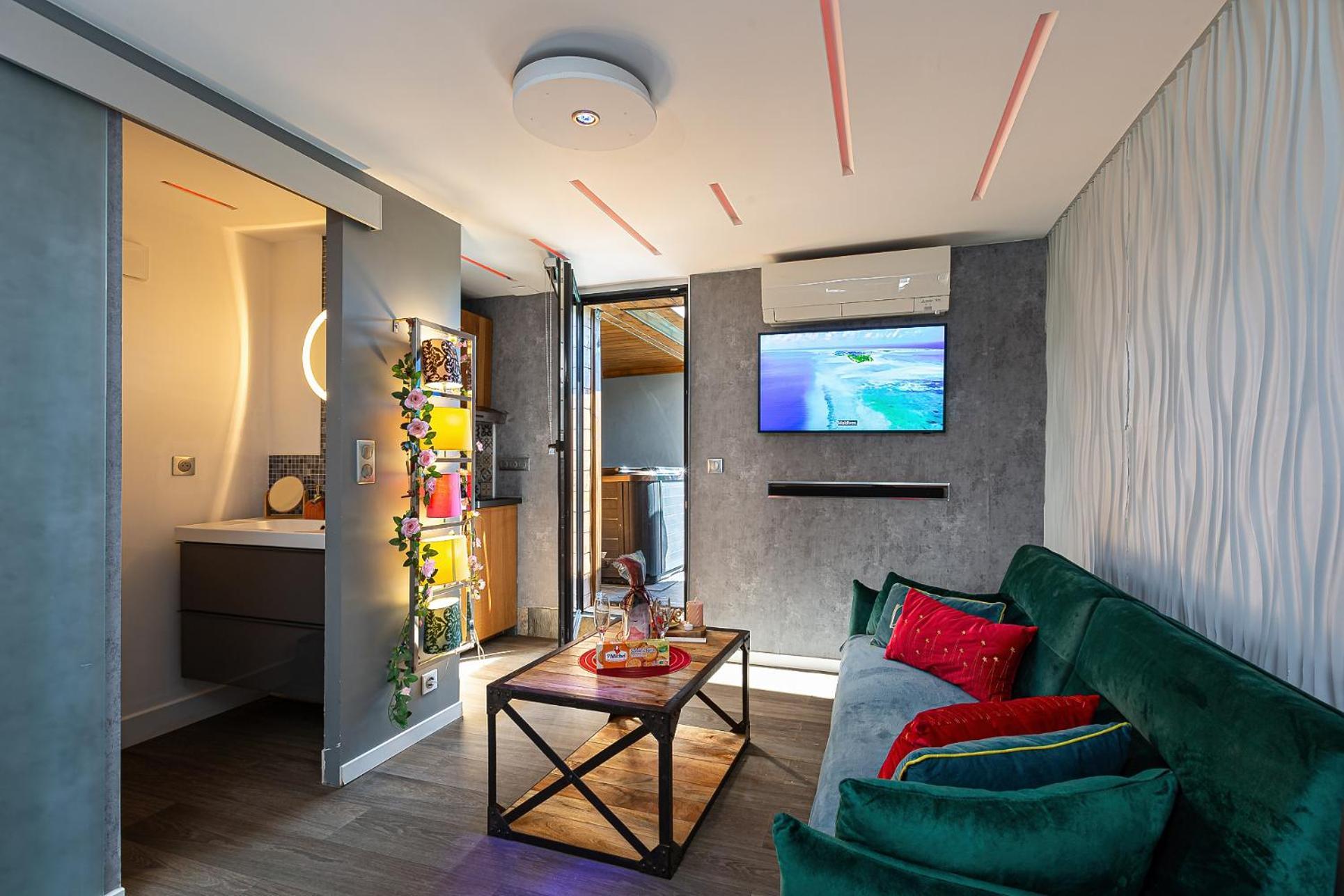 Gites Spa Strasbourg - Studio Romantique, Jacuzzi, Sauna, Terrasse Privee Furdenheim Buitenkant foto